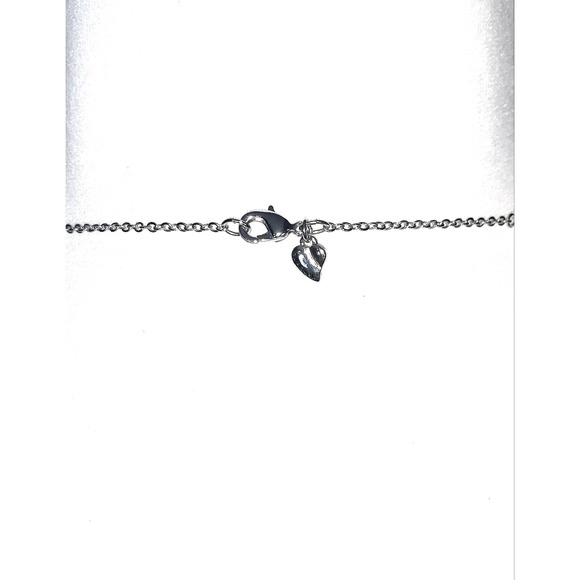 Carolee Silver Freshwater Pearl Crystal Station Statement Necklace EUC - Picture 8 of 8